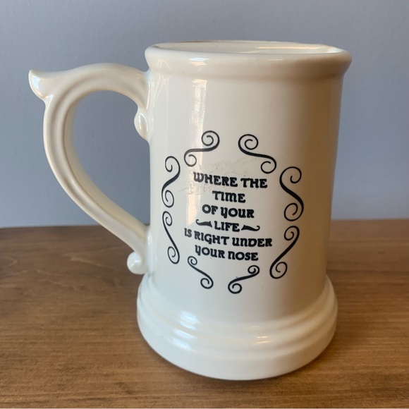 Vintage Mustache Mug Mustache Stein Your Father's Mustache Mug 14 oz Lofisa - Picture 4 of 9